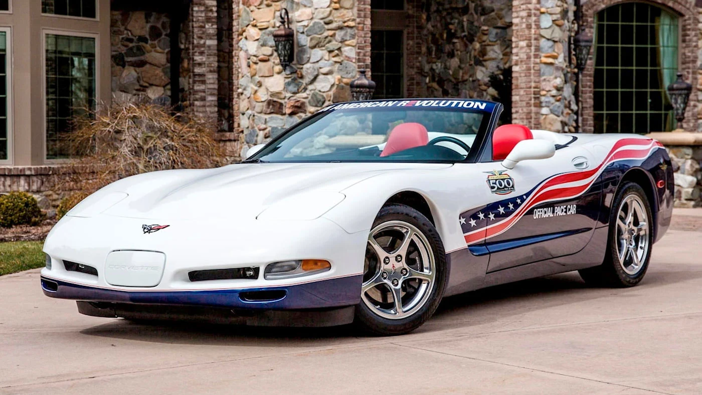 Click to Enlarge-Esc to Close Corvette Generations/C5/C5 2004 White Parade Pacecar.webp